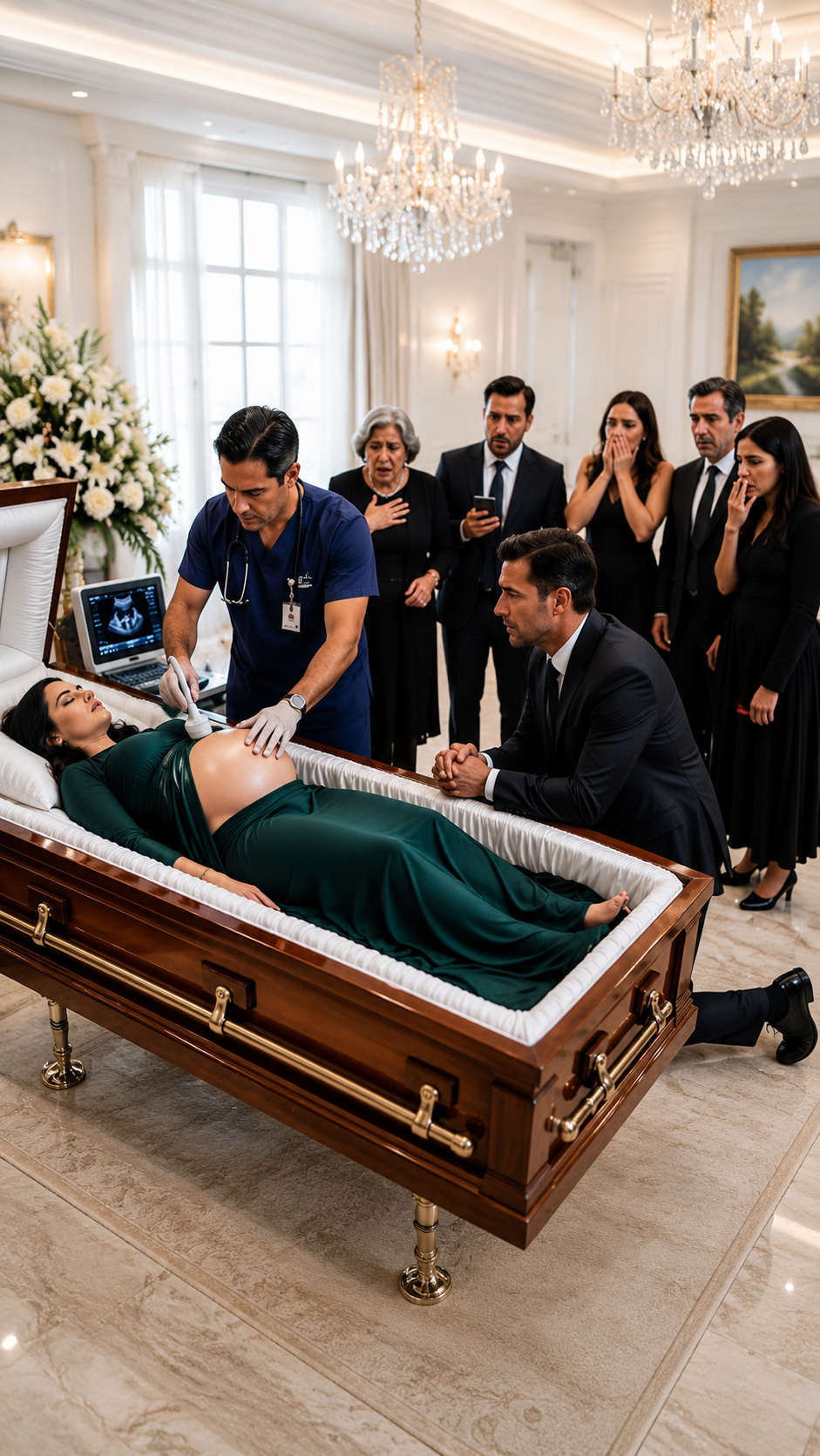 They were about to cremate his pregnant wife… but when they opened the coffin, he saw her belly move—and uncovered the most cruel betrayal from his own family.