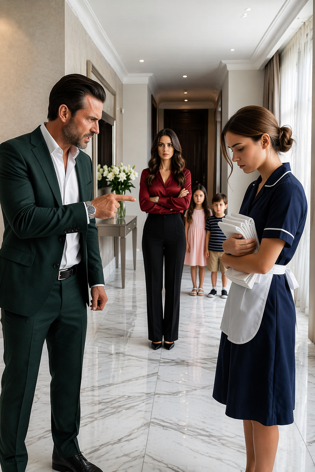 The tycoon's wife fired the employee for being a "thief"... but 3 days later her children found the audio that ruined her.