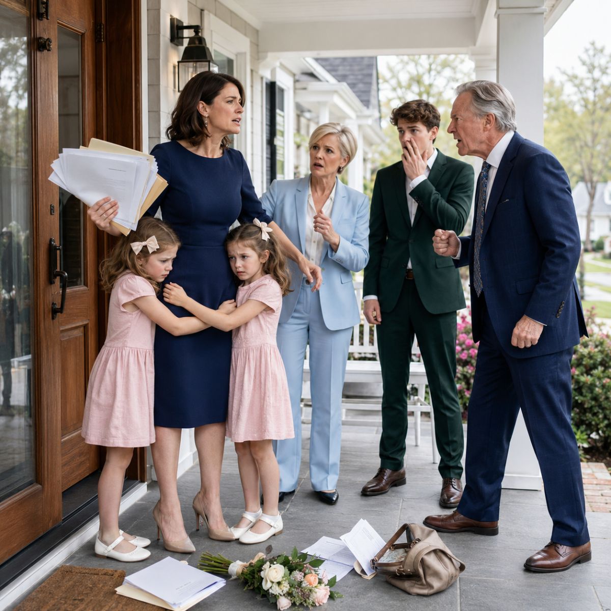 After my husband's funeral, my in-laws threw my children and me out of our own home. My father-in-law slapped my son, my mother-in-law stole my wedding ring… then I opened the secret envelope Marcos had left me before he died.