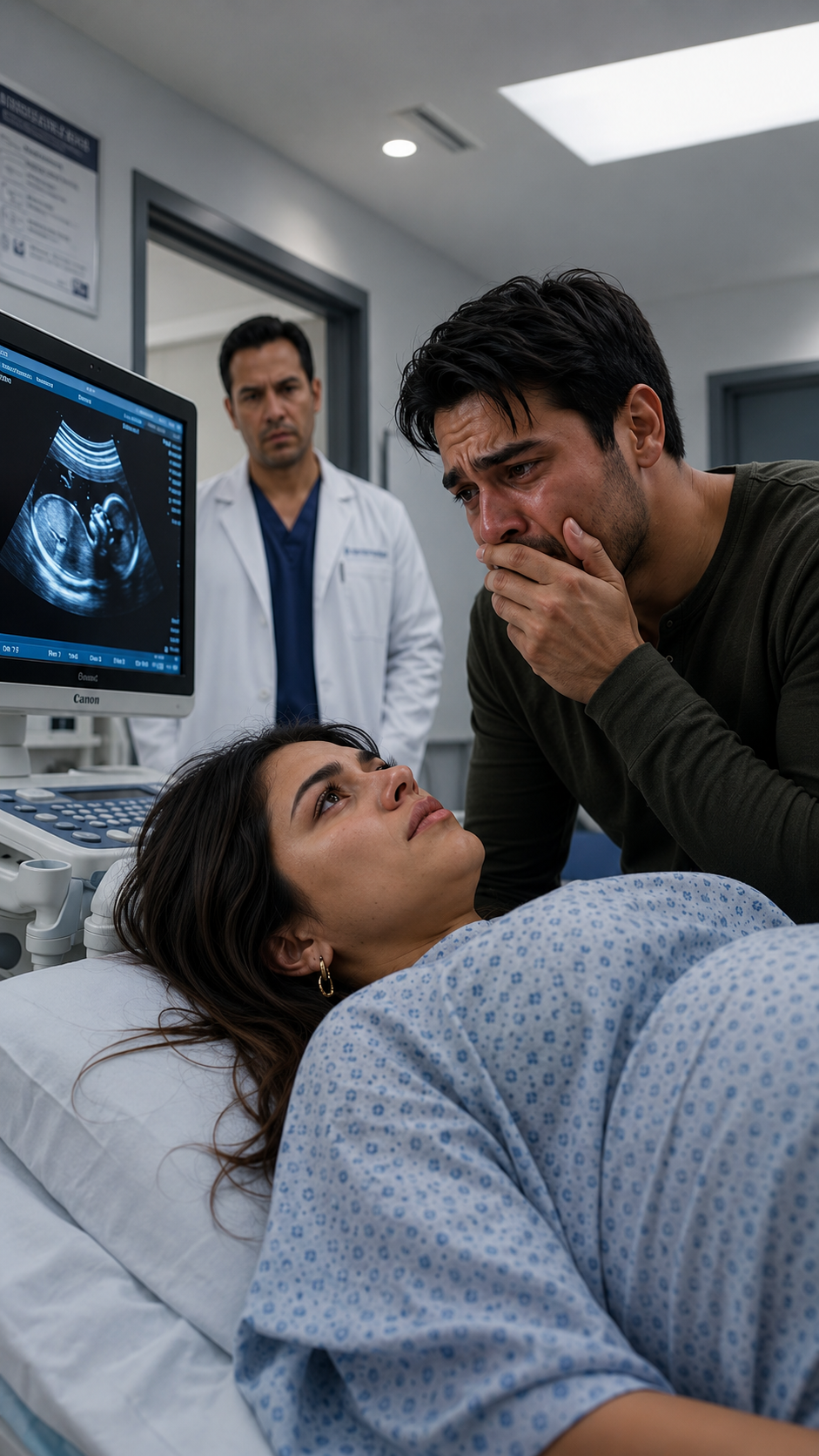 Her husband used to beat her for not giving him a son… until the doctor showed her the ultrasound and everything came crashing down on her.