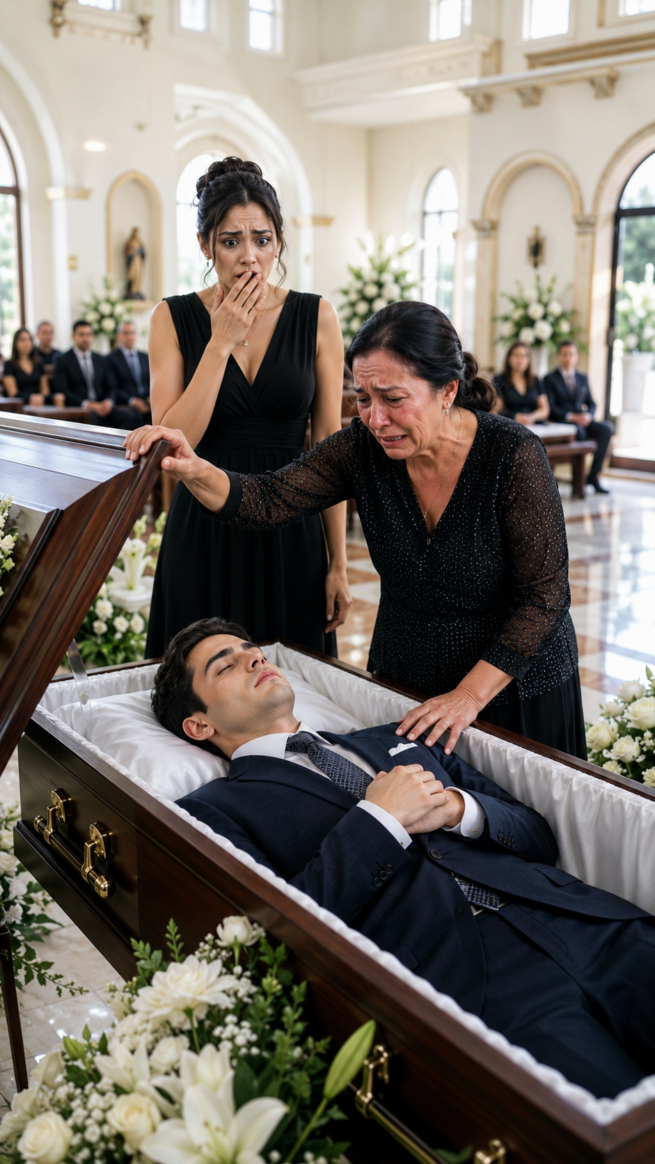 The mother opened the coffin that her daughter-in-law wanted to bury closed… and discovered the most horrible truth