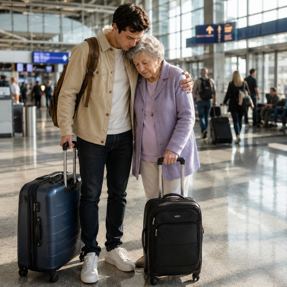 My grandmother paid $30,000 for our family trip to Europe, but at the airport my father said her ticket "was missing." Everyone looked away… and in that moment I understood they never intended to take her with us.
