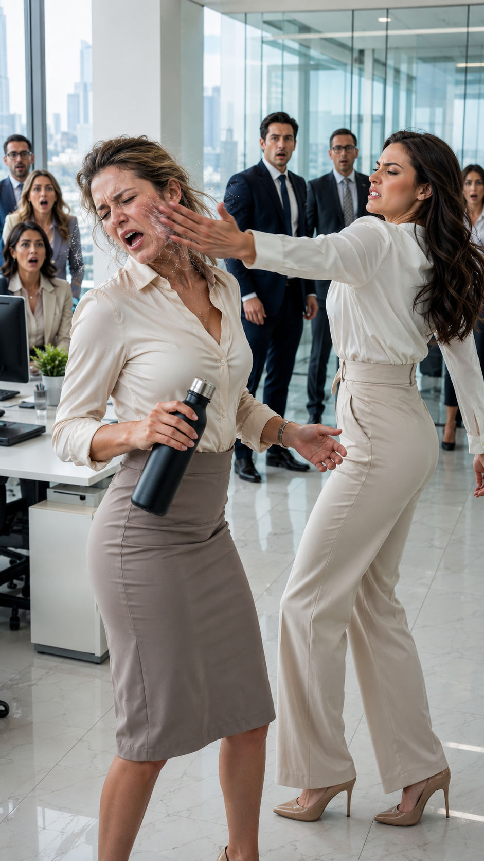 The Secretary Slapped Her for Drinking the Boss's Water… Not Knowing She Owned Everything