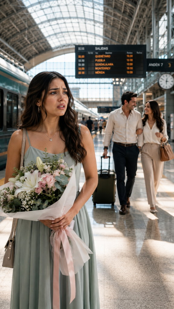She Brought Flowers to Welcome Her Parents... and Found Her Husband Kissing Another Woman at the Airport