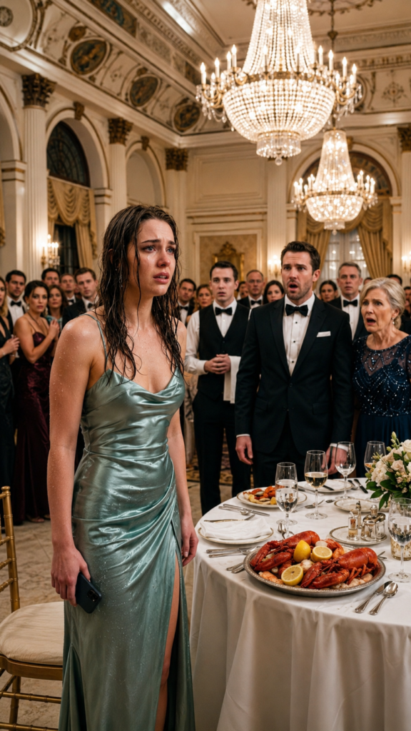 Her Husband Tried to Steal Her Company at the Party, But a Waiter Ruined Her Dress and Revealed the Betrayal