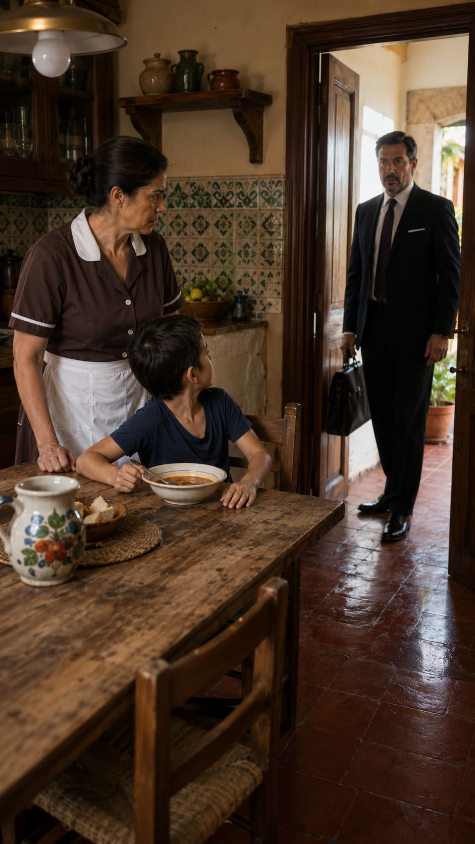 The Housekeeper Hid a Hungry Boy in the Mansion... and a Medal Revealed Who Wanted to Destroy Him