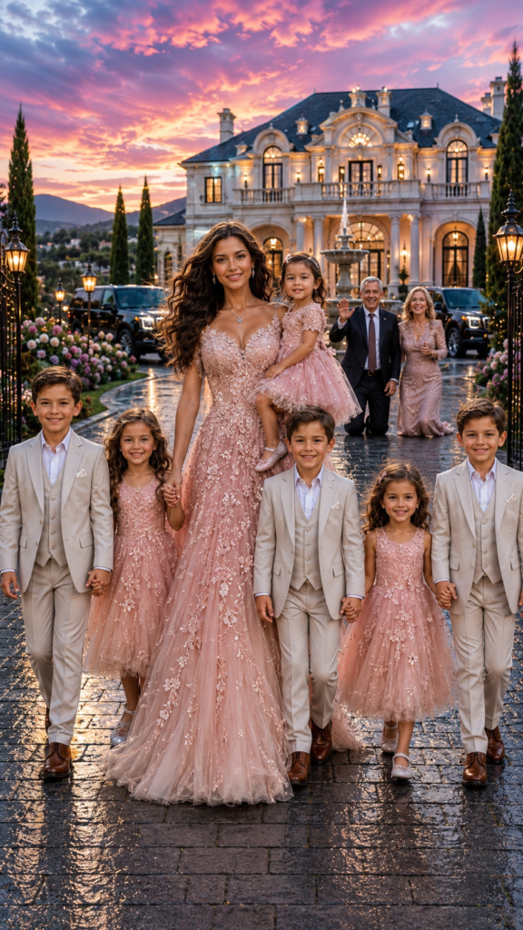 Eight Days After the Funeral, Her Father-in-Law Threw Out His Six Children in the Storm… Until She Uttered the Name on the Deed
