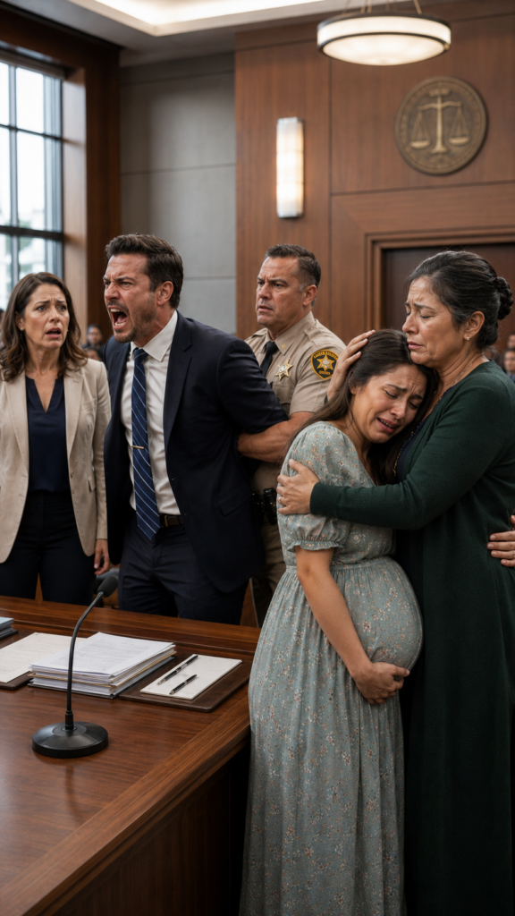 Eight Months Pregnant, She Lost Everything in Divorce... Until a Billionaire Walked into the Courthouse and Revealed Her True Identity