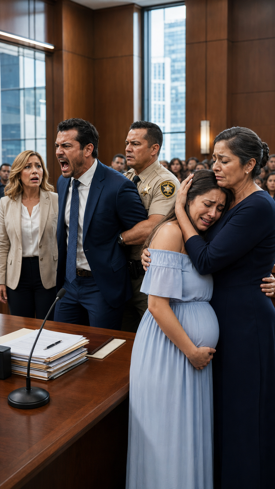 Eight Months Pregnant, She Lost Everything in the Divorce... Until a Magnate Walked Into the Courtroom and Called Her 'Daughter'