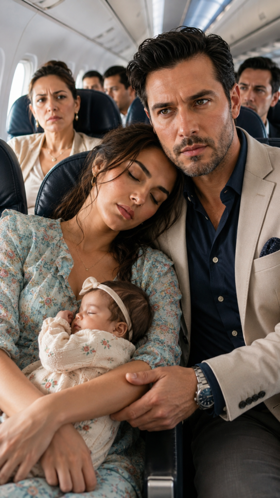 The Stranger Let Me Sleep on His Shoulder During the Flight... But When We Landed, My Ex-Husband Was Waiting to Take My Daughter