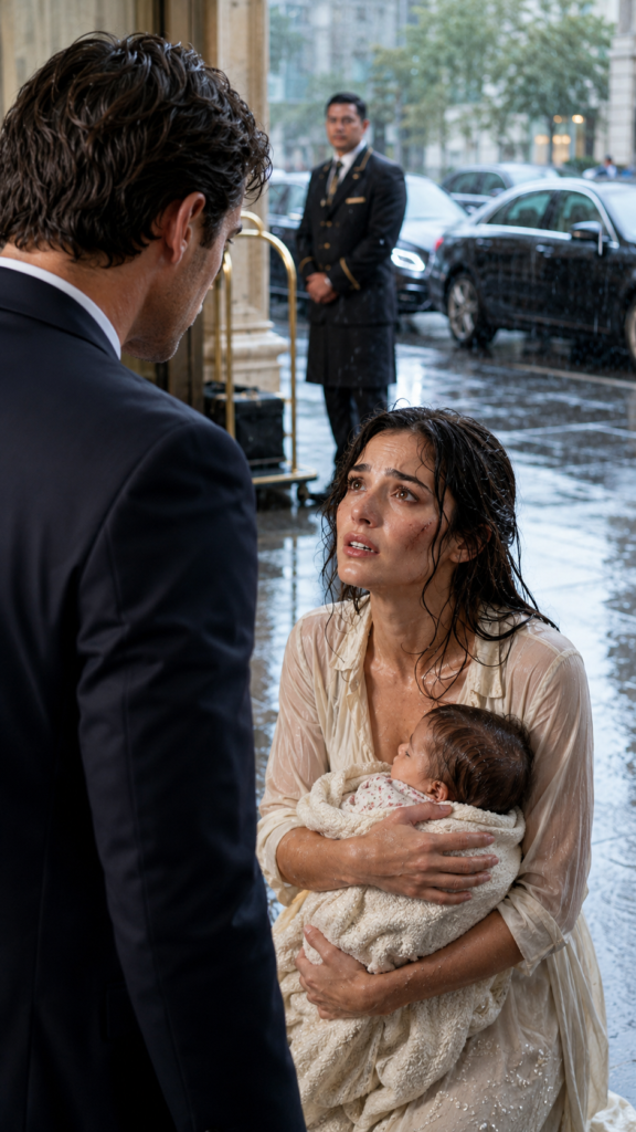 He Asked for Work in the Rain to Feed His Daughter... Not Knowing the Millionaire Would Recognize the Wife His Own Mother Buried Alive