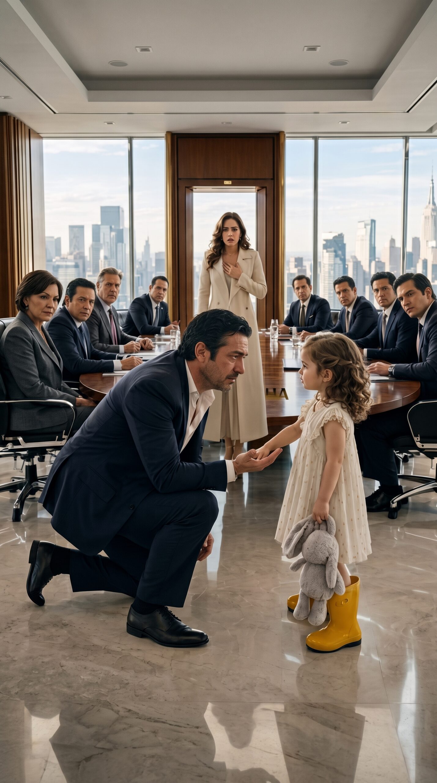 The Girl Who Took Her Father's Hand and Uncovered the Betrayal Everyone Wanted to Hide