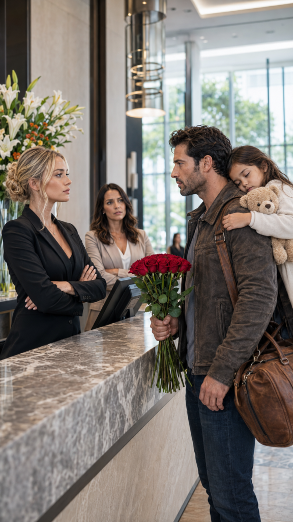 He Was Humiliated in His Own Hotel, Holding His Sleeping Daughter... Unaware That He Was the Owner and That Night He Would Uncover Something Far Worse