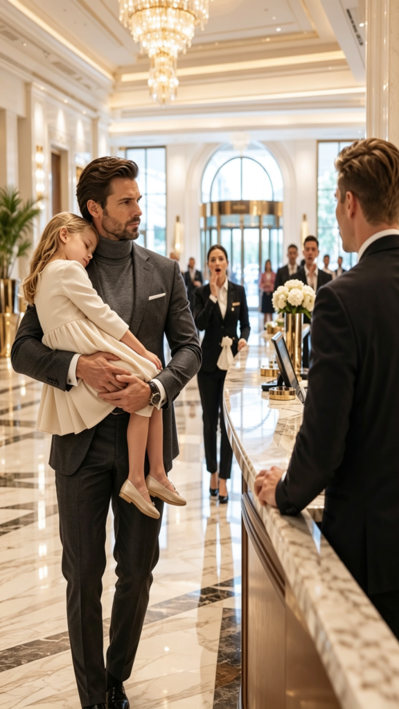 They Denied Him a Room With His Sleeping Daughter in His Arms, Unaware That He Was the Hotel Owner