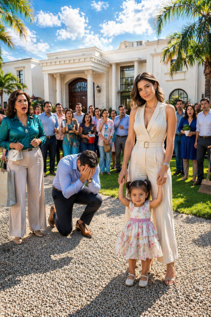 MY MOTHER-IN-LAW BROUGHT 50 RELATIVES WITH BLEACH TO HUMILIATE ME IN MY SUPPOSED NEIGHBORHOOD, BUT WHEN THE GATE OPENED, I SIMPLY SAID: "WELCOME TO MY HOUSE"