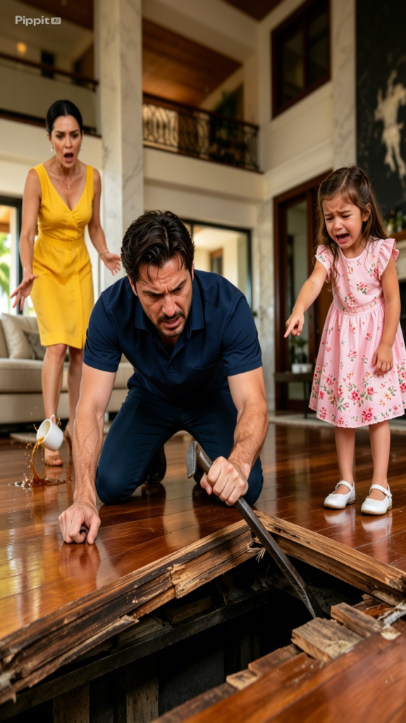 Her Daughter Said Her Brother Was Crying Beneath the Floor… And When They Broke the Perfect House of Aunt Claudia, They Found the Secret the Family Buried Alive