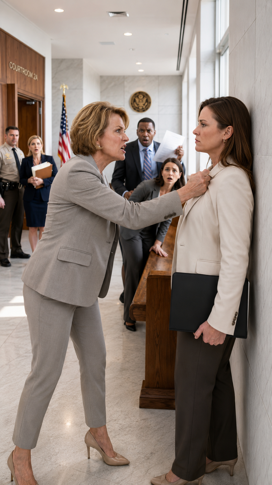 The Mother-in-Law Struck Her in Front of the Judge to Take the House... Not Knowing That This Widow Had Brought Down Much More Powerful People