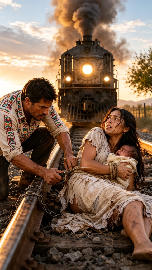 The Train Came Straight for a Mother and Her Baby… but the Farmer Who Saved Them Uncovered the Darkest Secret of a Powerful Man