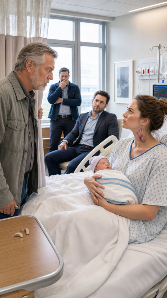 He Struck Her Before Their Newborn… Not Knowing That Her Uncle Was the Man His Father Feared Most