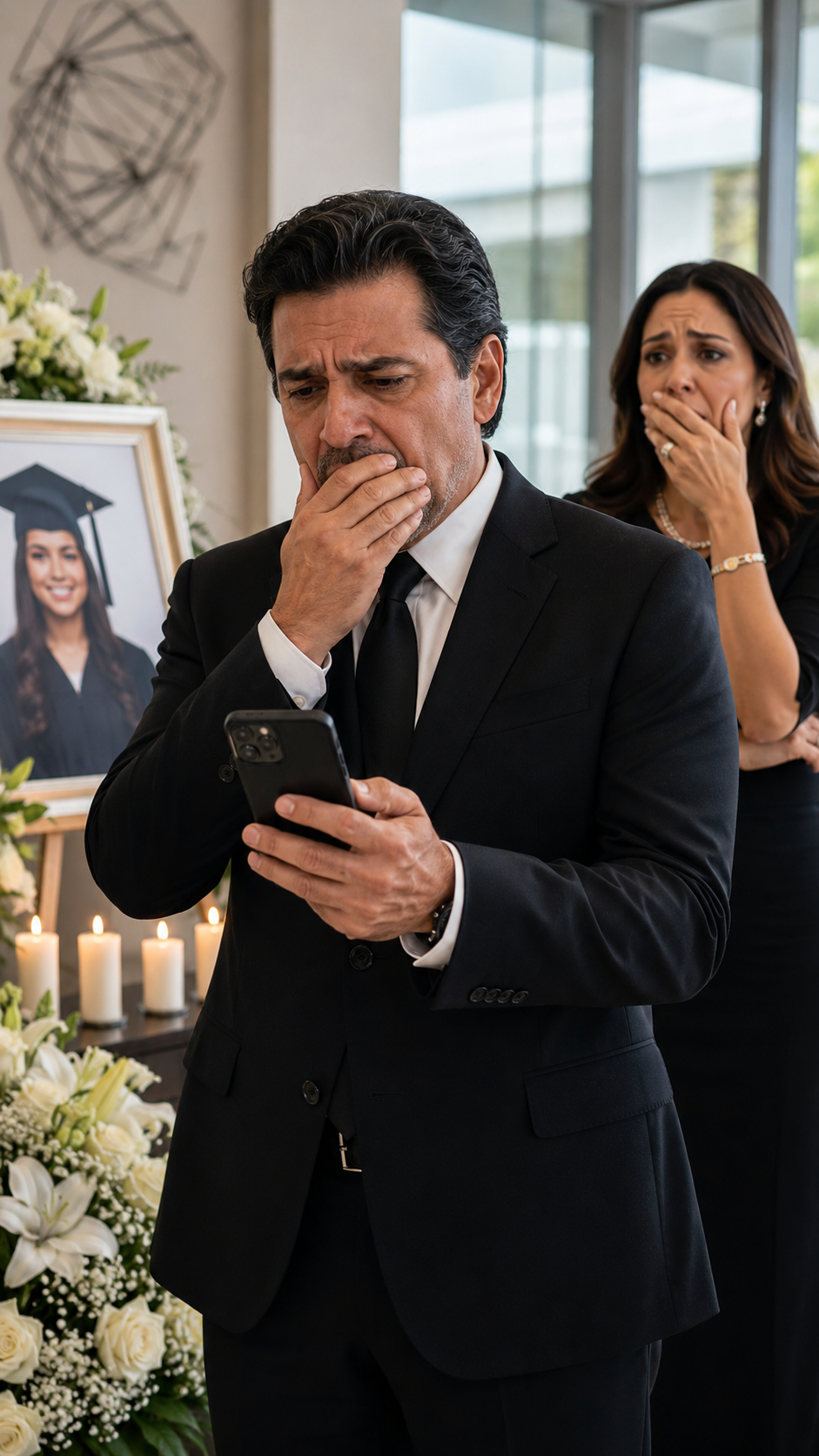 At the Mass for His Dead Daughter, He Received a Message: 'Dad, I'm Graduating Tomorrow'... and He Discovered the Coffin Was Truly Empty