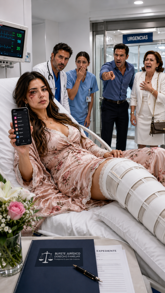 With a Broken Leg and 52 Missed Calls, Her Husband Ordered Her to Cook for His Mother… Not Knowing She Owned the Company That Paid His Salary