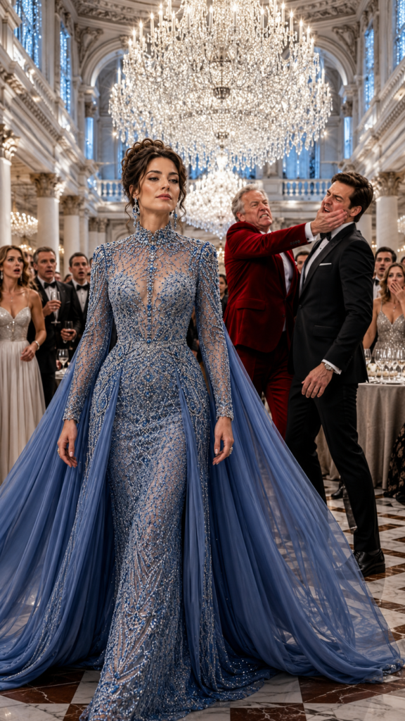 My Husband Arrived at the Gala with His Mistress and Ordered Me to Stay Silent… But When I Opened My Purse in Front of 200 Guests, His Father Slapped Him