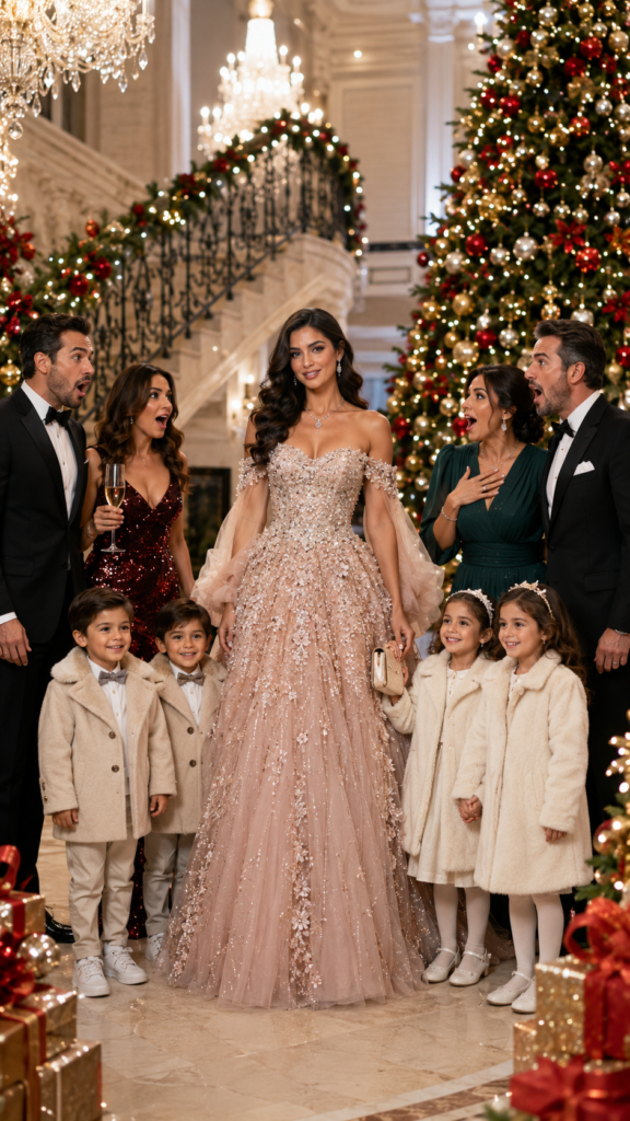 She Was Invited to Christmas to Showcase Her Ex 'Without Kids'... But She Landed with the 4 Children He Abandoned