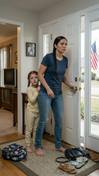 My 6-Year-Old Whispered: 'Mom, Run'... and the Man Who Locked the Door Outside Revealed My Husband's Plan