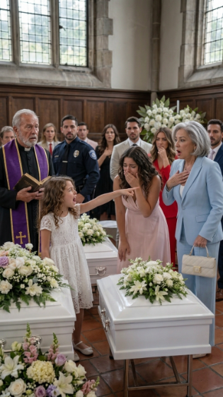 At Her Twins' Funeral, Her Mother-in-Law Called Her a Bad Mother... Until a 7-Year-Old Girl Turned on an Old Cell Phone