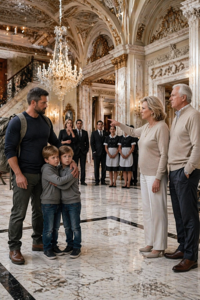 UNKNOWING HEIR TO $200 MILLION, THIS EX-MILITARY FATHER AND HIS TWINS WERE THROWN OUT IN THE RAIN UNTIL HIS DOG UNCOVERED THE TRUTH THAT EVERYONE HID.