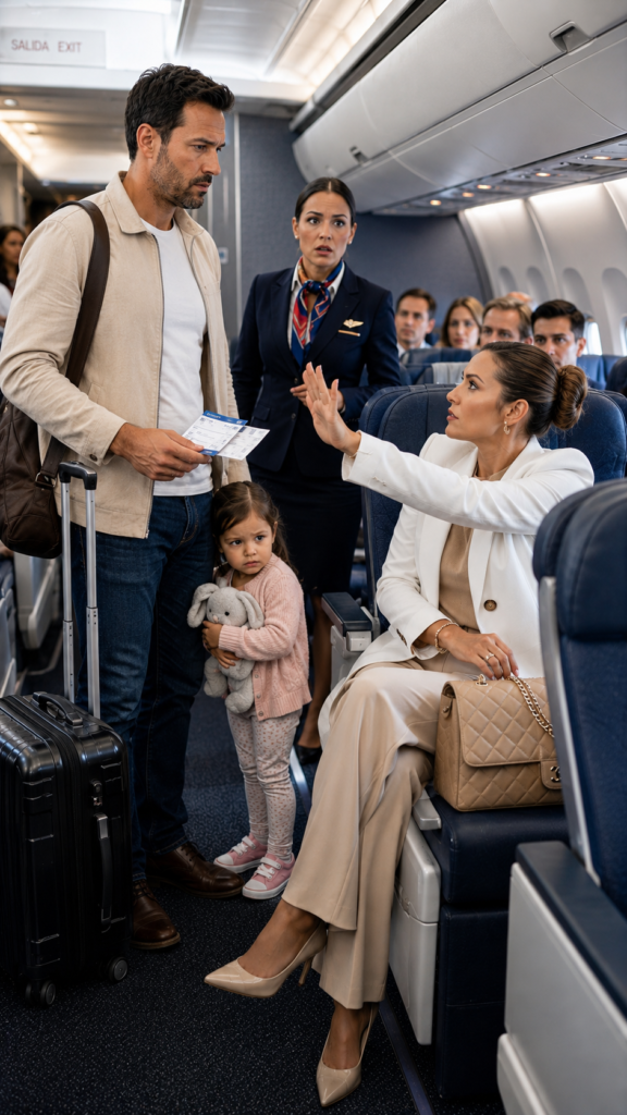 The Executive Who Humiliated a Single Dad in First Class... and 24 Hours Later Was Begging to Keep Her Perfect Life