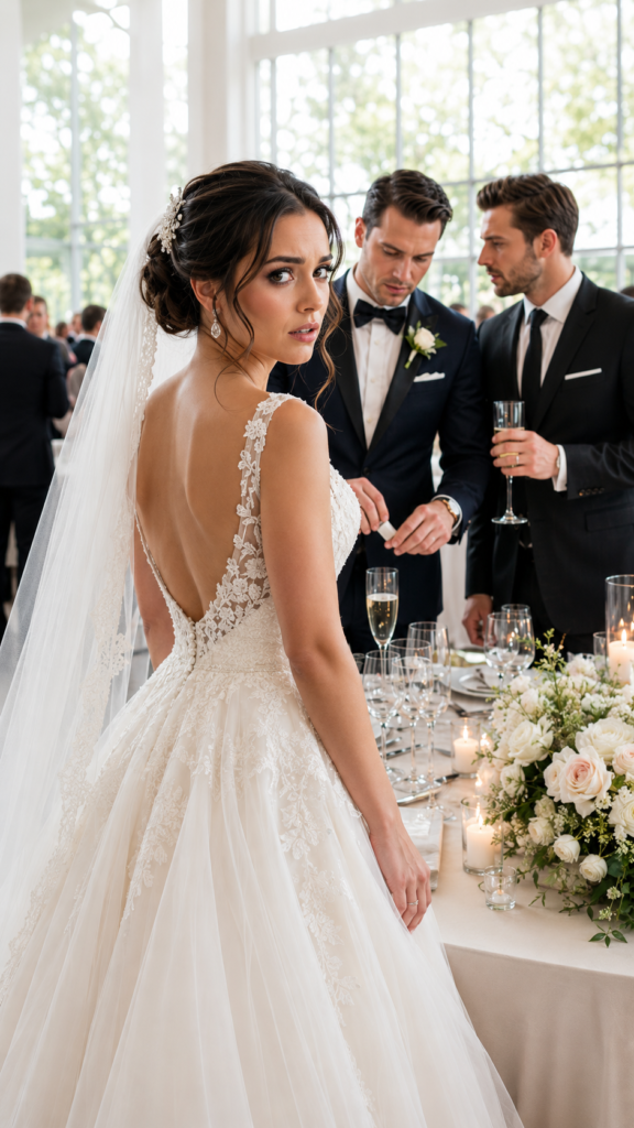 THE BRIDE SAW HER BROTHER DRUGGING HER DRINK, SILENTLY SWITCHED THEM... AND 30 MINUTES LATER THE WEDDING TURNED INTO HELL