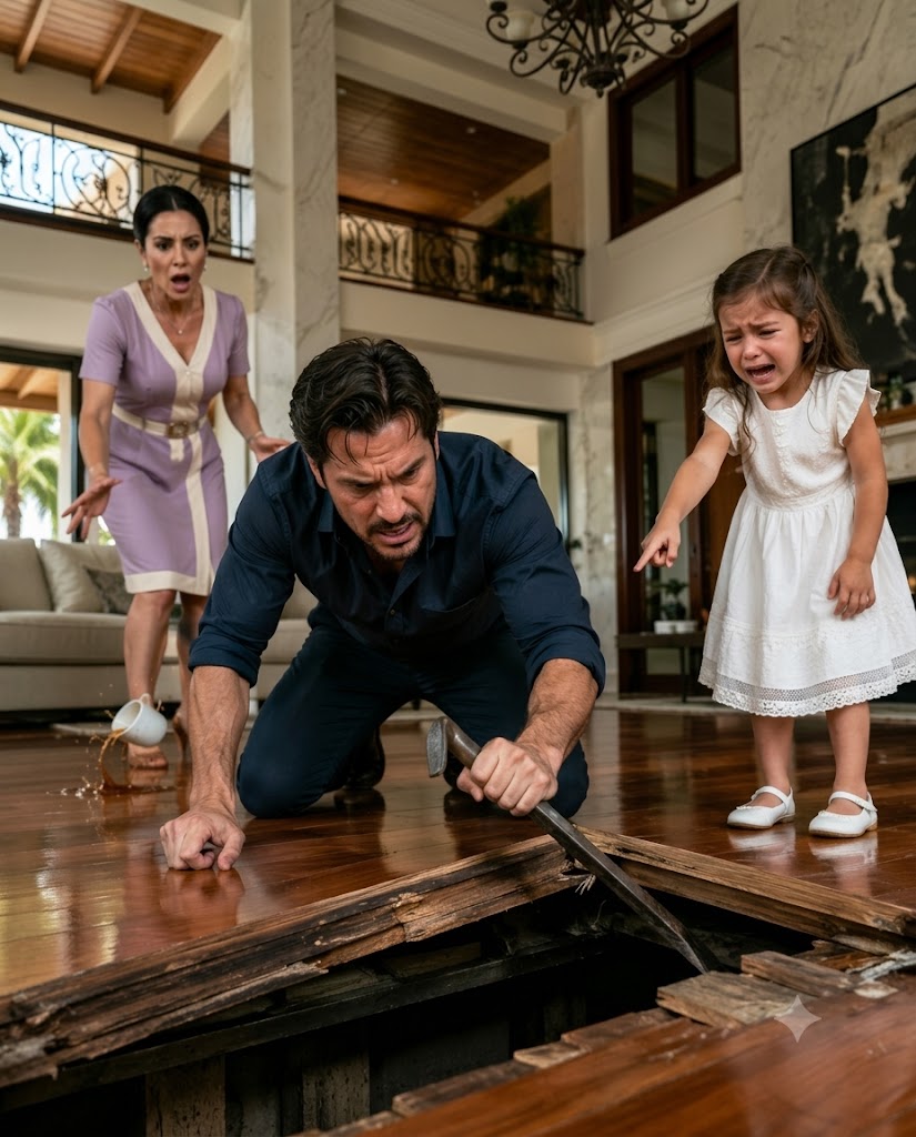 The Girl Said Her Brother Was Crying Under Her Aunt’s House… And When They Broke the Floor, Her Dad Discovered the Cruelest Betrayal of His Family
