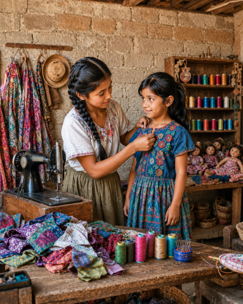 They Called Her a Thief for Collecting Scraps from the Floor, but Years Later an Orphan Returned in a Red Vest and Took Down the Whole Family