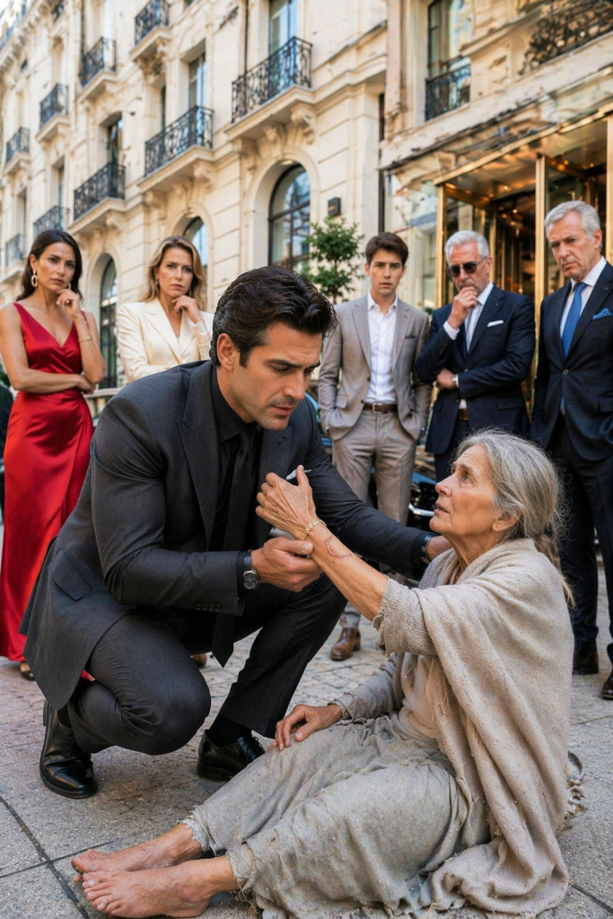 Everyone Laughed at the Old Woman Outside the Hotel, Until She Revealed the Scar the Millionaire Swore He Buried with His Wife