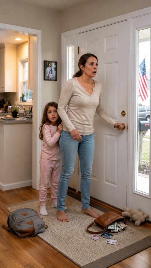 Her Husband Went on a 'Business Trip'... But Her 6-Year-Old Daughter Heard the Call That Would Bury Them Alive