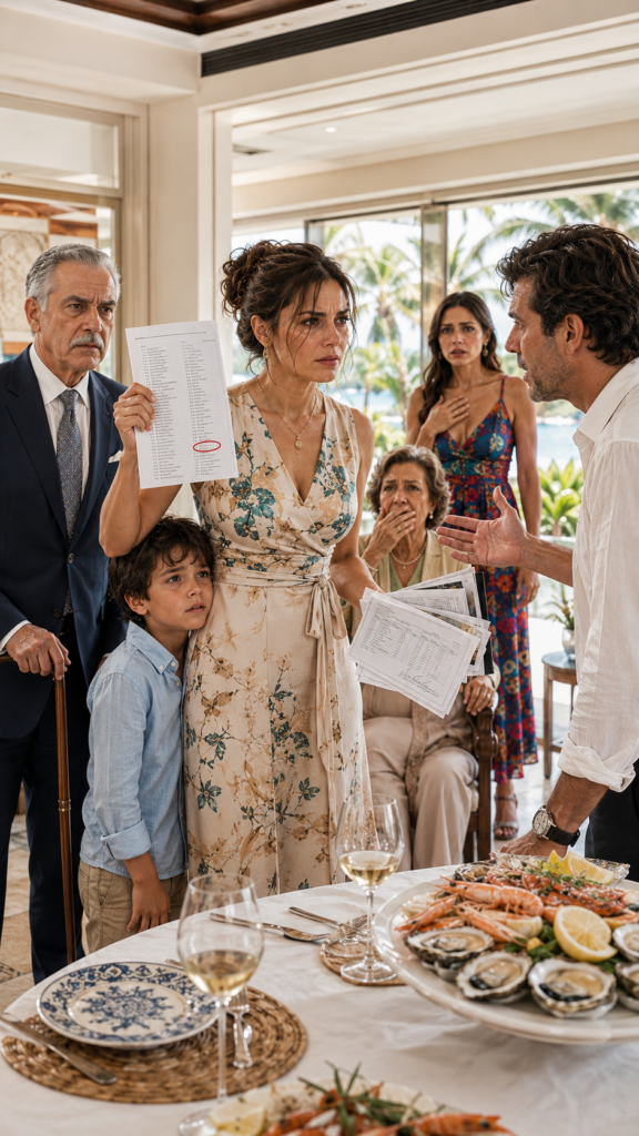 They Erased Her Son from the Family Table... but She Arrived with Receipts, Audios, and a Truth That Left Them Speechless