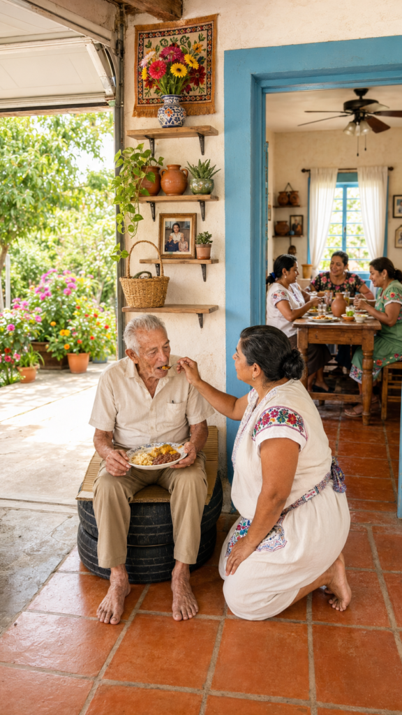 They Sat Pedro on the Floor to Avoid 'Messing Up' the Prayer Lunch... But What He Hid in a Napkin Made the Whole Family Cry.