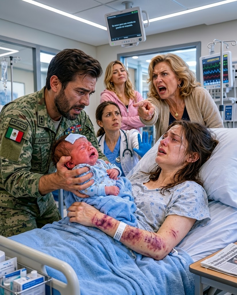 He Returned from the Navy to Find His Baby Burning with Fever… But His Mother Had No Idea Justice Was at the Door