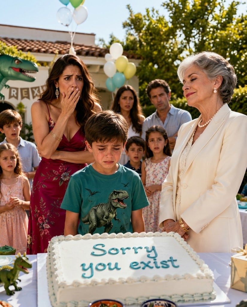 Grandma Wrote 'Sorry for Being Born' on His Birthday Cake, But His Mother-in-Law Came With Proof and Shattered Her Mask in Front of Everyone