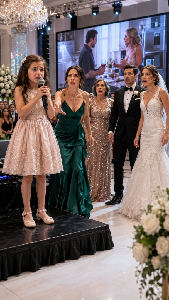 They Humiliated a Mother and Called Her Daughter Useless at a Wedding… Until the Girl Took the Mic and Revealed the Secret That Destroyed the Family