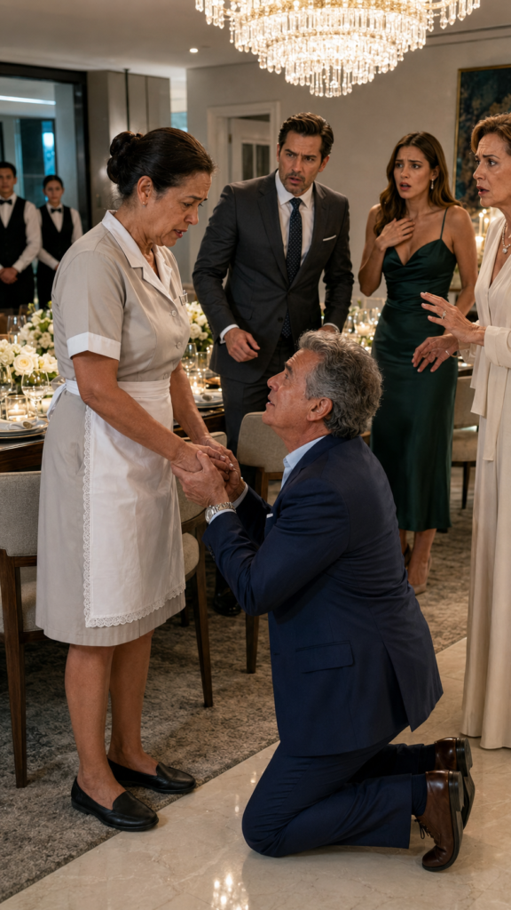 He Forced His Mother to Pretend to Be a Maid to Impress His In-Laws... Unaware That the Bride's Father Would Fall to His Knees Before Her