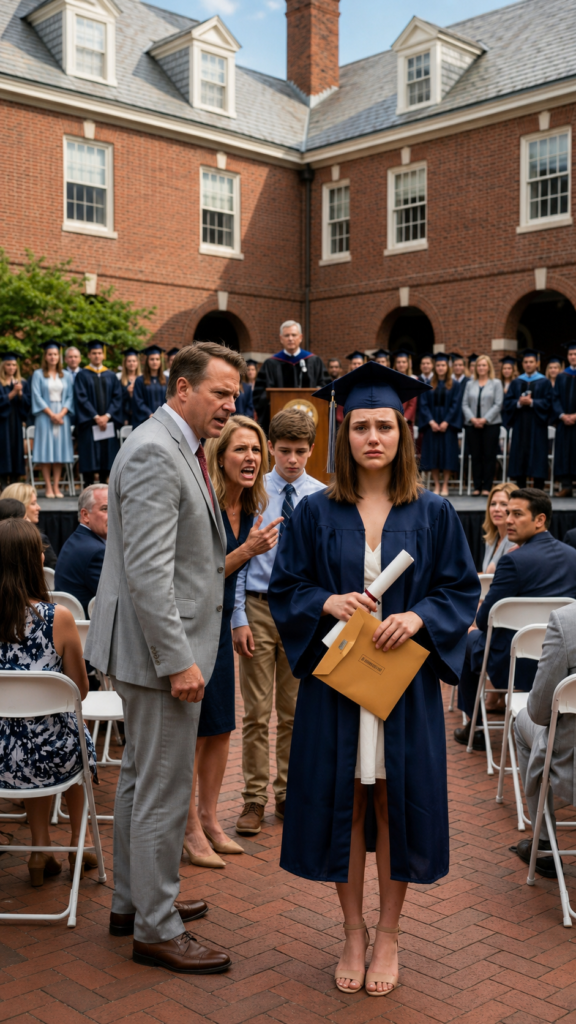 My Dad Humiliated Me at Graduation… Not Knowing I Held the Evidence That Would Bring Him Down
