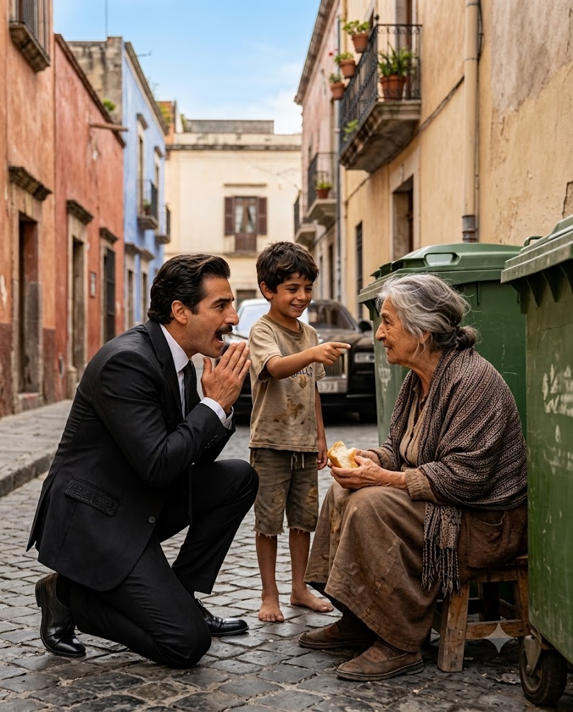 The Street Kid Interrupted the Funeral and Revealed That the Millionaire's Mother Was Still Alive in the Trash