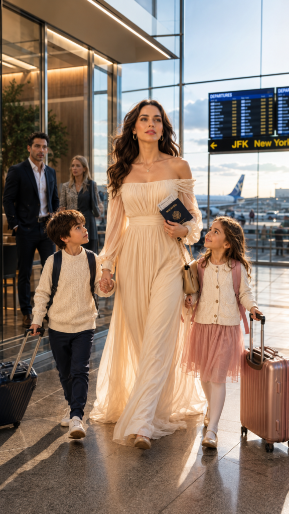 Eight Minutes After the Divorce, He Said 'There's Nothing to Divide'... But She Was Already Taking Her Children and the Proof to the AICM