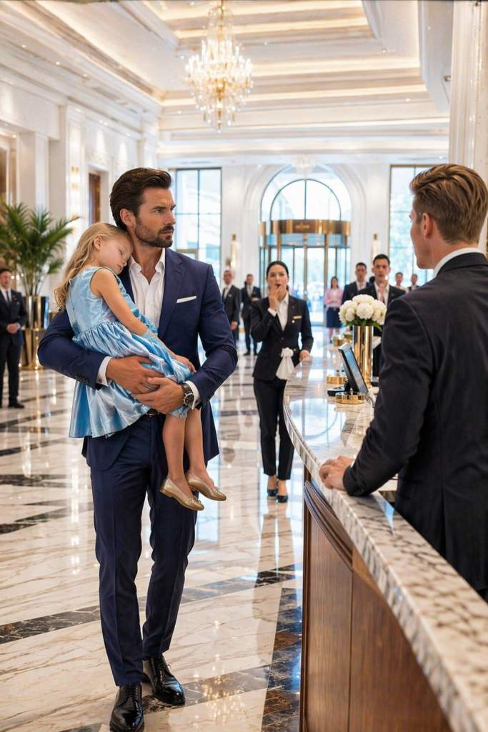 They Denied Him a Room with His Sleeping Daughter in His Arms, Not Knowing He Was the Hotel Owner