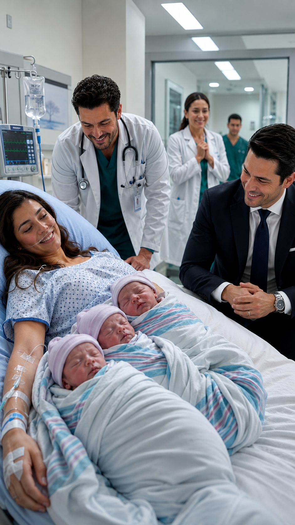 He Signed the Divorce While She Died Giving Birth to Triplets… Unaware That He Had Just Lost Everything