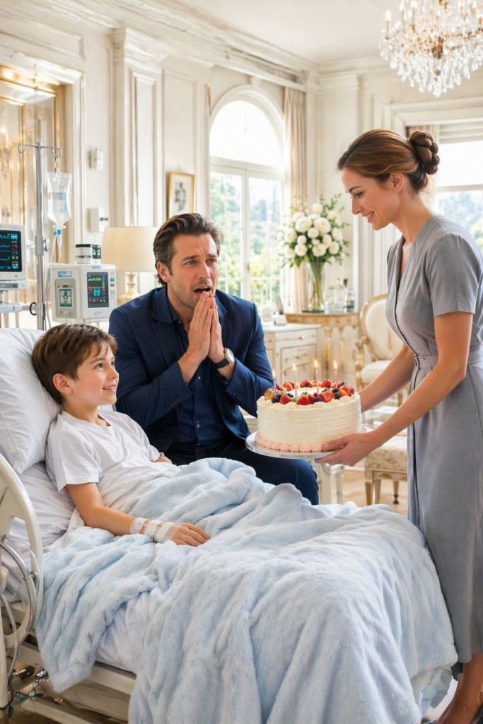 The Millionaire Thought His Son Had Two Weeks Left, Until the New Caregiver Arrived with a Cake That Brought Him Back to Life