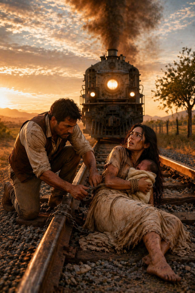 A Mother and Her Baby Tied to the Train Tracks, But They Didn't Count on a Widowed Farmer Finding the Proof That Would Bring Down the Most Powerful Man in León