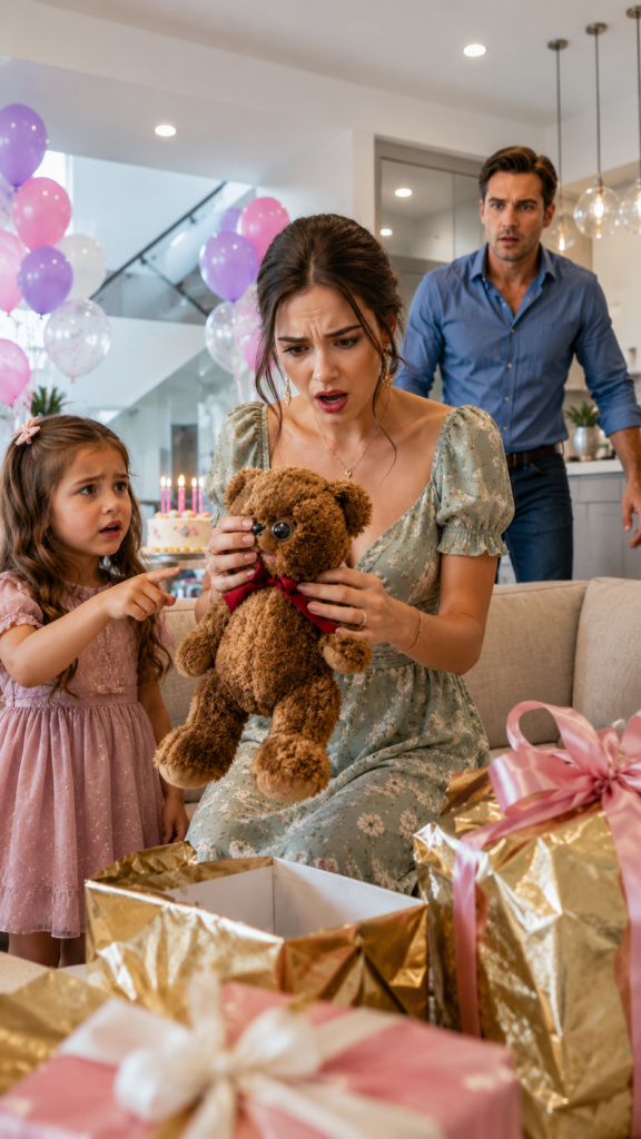 Her In-Laws Sent a Teddy Bear to Their 6-Year-Old Daughter… But What Was Hidden in Its Eye Made the Police Knock on Their Door 3 Days Later